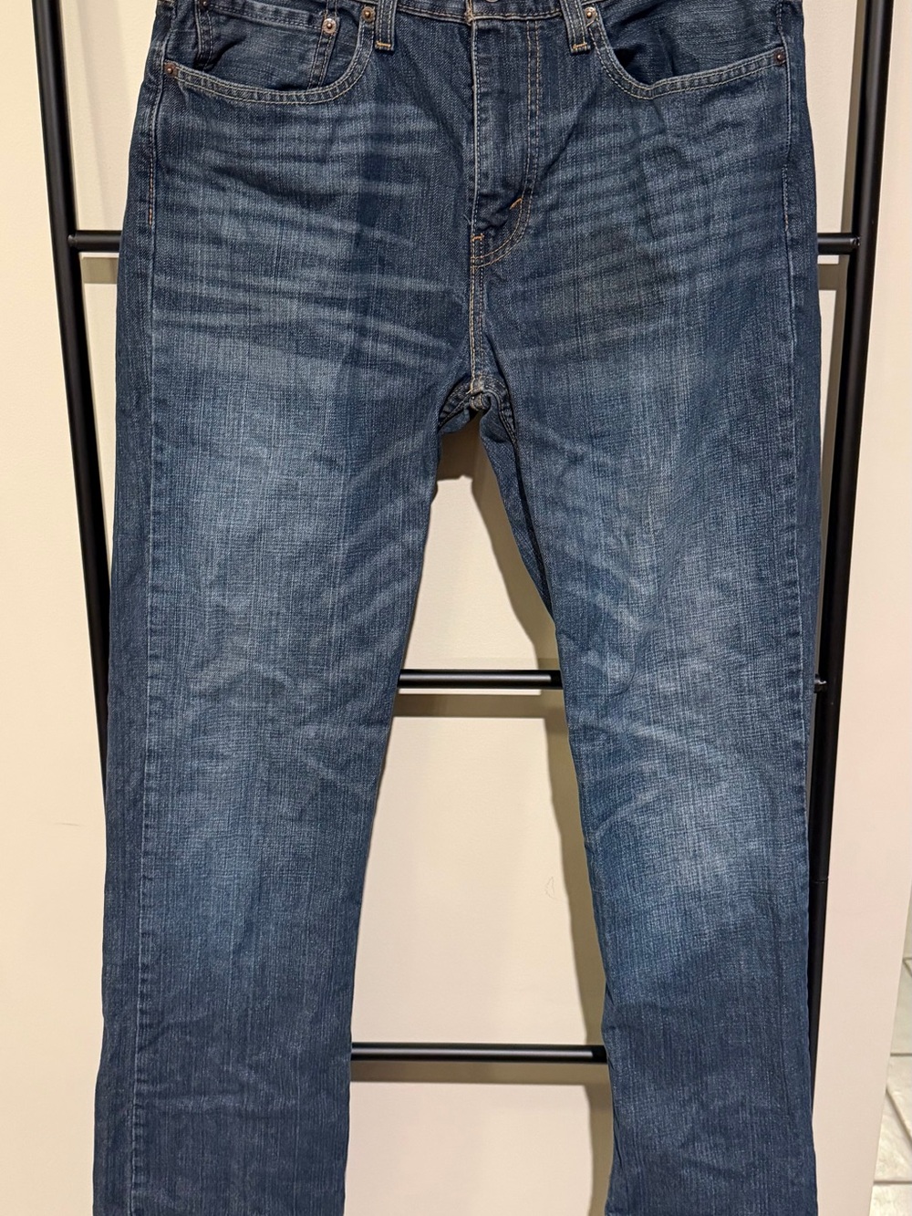 Levi's Men’s 527 Straight Fit Indigo Blue Jeans